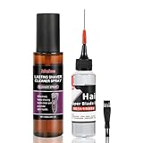 Scherkopföl und Scherkopfreiniger Set,Haarschneidemaschine ÖL mit Rasierer Reinigungsbürste,Scherkopf Öl für Haarschneidemaschinen Haarschneider Rasierer Trimmer