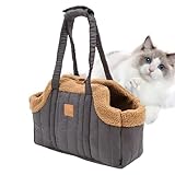 Hundetragetasche, Haustier-Tragetasche, Haustier-Tragetasche für Katzen, Reise-Hundetasche, stilvolle und leichte Tragetasche für kleine Tiere zum Fahren, Ausgehen, Spazierengehen, Reisen