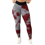 Damen Butt Lift Leggings Damen Lang Blickdicht Push Up Geraffte Hintern Heben Sportleggings für heiße Tage