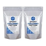 HERRLAN® Sport Collagen Peptide 2 x 500 g – hochdosiertes Kollagen Hydrolysat Typ 1, 2, 3 – ohne Zusätze! GESCHMACK- & GERUCHLOS – Proteinpulver für Gelenke & Bindegewebe – Made in Germany