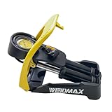 WEIDMAX Doppelzylinder-Fahrradpumpe, Hochdruck Fahrradpumpe alle Ventile, Tragbare Fahrrad Luftpumpe Doppelzylinder-Fußpumpe Fahrrad Standpumpe mit Manometer und Doppelventilkopf