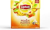 Lipton Tea Mango und Pfirsich - 20 Pyramiden (1 Box: 20 Pyramiden)