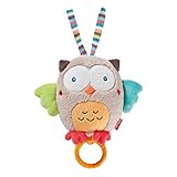 babynova Spieluhr Eule ab 0 Monate, Einschlafhilfe für Babys, Musik Spieluhr mit der Melodie Schlaf Kindlein Schlaf - Schlafhilfe zum Aufhängen und Aufziehen – Geschenk zur Geburt