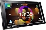 JVC KW-M875DBW - 17,3 cm (6,8') Digital Media AV-Receiver mit Wireless CarPlay & Android Auto (4x50W, DAB+/UKW, BT, 3X Pre-Out 4V, USB-C, iPod/iPhone Control)