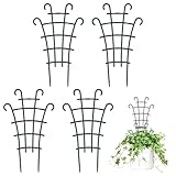 Xinjoduz Rankgitter 4 Stück Rankhilfe Zimmerpflanzen Pflanzkübel Kunststoff Wiederverwendbare Pflanzkübel Rankhilfe, Rosen Kletterhilfe, Garten Pflanzenstütze, Rankgitter für Kletterpflanzen Garten