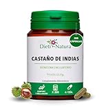 Dieti Natura Rosskastanie 200 Kapseln für die Venengesundheit - Beinwohl bei schweren Beinen mit entzündungshemmender Wirkung - Rosskastanienkapseln zur Förderung der Durchblutung