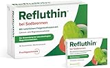 Refluthin bei Sodbrennen | 48 +16 Kautabletten in Fruchtgeschmack & Minze | Medizinprodukt | Reflux - Beschwerden & Sodbrennen | neutralisiert überschüssige Magensäure | vegan & glutenfrei