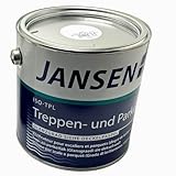 Jansen ISO-TPL Treppen- und Parkettlack, weiß, halbmatt, 2,5 Liter