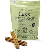 Globe Buddy Luxx Dental Sticks, 250g | Zahnpflege für Hunde | Getreidefreie Kaustangen mit Insektenprotein und Minze | Weniger Plaque & Zahnstein | Hundeleckerli in Premium Qualität | 7 Sticks