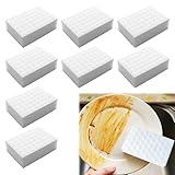 Schmutzradierer Schwamm, 8 Stück Radierschwamm Zauberschwamm Schmutzradierer, (2X verdichtet) Zauberschwamm, Multifunktional & Kratzfrei Radierschwamm Putzschwamm für Haushalt, Küche, Bad (10x7x2cm)