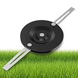 Metallmesser Set für Einhell Akku-Rasentrimmer, RosyFate 2 Stück Rasentrimmer Ersatzmesser, inklusive Schneidscheibe & Schrauben, Rasentrimmer Messer, für Einhell Rasentrimmer