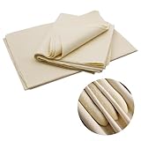 PWGHWG 6 Stück Bäckerleinen Leinentuch Brot Backen 75×45CM & 48×36CM Teiger Teigtuch Gärfolie für Brotbackzubehör Strudeltuch zur Teigzubereitung Backleinen Backtuch Leinen Teigtuch