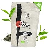MatchaMagic Bio Sencha - Japanischer Grüntee 80g - Lose Blätter - Aromatischer Grüner Tee - Alternative zu Matcha