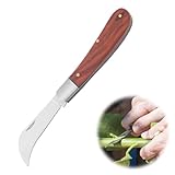 Garten Taschenmesser,Garden Knife,Klappbares Taschenmesser,Multi Schneidewerkzeug,Scharfes Pfropfmesser,Gartenmesser,Outdoor Garden Knife,Messer Aus Edelstahl Zum Ernten,Gartenmesser Für Obstbäume