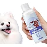 Hundeshampoo für kleine Hunde | 5,07 oz, natürlicher Duft, Conditioner für Welpen, Katzen, kleine Rassen, tränenfrei, 150 ml Hnp56 (White, 13.4cm)