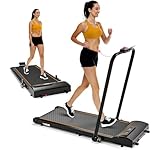 TODO Laufband, Walking Pad, Laufband für Zuhause Laufband Klappbar, 1-12 KM/H Laufband Schreibtisch Fitnessgeräte für Zuhause mit Fernbedienung, LCD-Anzeige und Handläufe