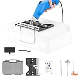 Ovshnrr 500 ° C Styroporschneider 150W Heißschneider Schaumschneider mit 2 Klingen und Schlitzplatte 220V Schnitttiefe 300mm Nut-Maschine Styrocutter für Perlenbaumwolle, Schwamm, Plastik verdrängte