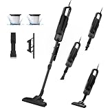 VersLife C8PRO Staubsauger mit Kabel, 30000Pa/600W stielstaubsauger mit Kabel, 6-in-1 Handstaubsauger mit 5M Kabel, leicht und leiser, ausziehbarer Schlauch für Hartböden Teppiche Tierhaare