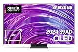 Samsung OLED 4K S9AD Fernseher 65 Zoll, Samsung TV mit Neural Quantum 4K AI Gen2 Prozessor, OLED HDR+, 4K AI Upscaling, Smart TV, KI TV, GQ65S9ADATXZG, Deutsches Modell [2024]