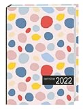 Punkte Kalenderbuch 2022 - flexibler Umschlag - times&more Terminkalender - Taschenkalender - Wochenplaner - Organzier mit Softcover - 160 Seiten - 11 x 15 cm