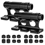 HIULLEN 2 Stück Gabelhalterung Fahrrad, Auto Fahrrad Dachträger Gabelhalterung, Aluminiumlegierung Fahrradgabelhalterung, Fahrradhalterung Auto,Fahrradträger Innenraum Schnellspanngabel