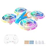 Zookao Mini Drohne für Kinder Spielzeug ab 6+ Jahre, Weihnachten Geburtstags Geschenke für Kinder Ferngesteuertes RC Flugzeug Mini Drone für Kinder und Anfänger Quadrocopter mit LED Lichter