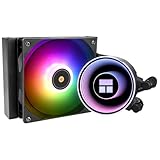 TR -Frozen Notte 120 ARGB weiß CPU-Flüssigkeitskühlung, AIO Pumpenkopfgeschwindigkeit bis zu 2800RPM, Lüfter TL-E12W-S V2 PWM, für AMD/AM4/AM5, Intel LGA1851/1700