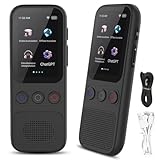 Sprachübersetzer Gerät, Offline Sprachübersetzer 138 Sprachen Online Übersetzer Smart Translator AI Unterstützt WLAN, Offline-Übersetzung, Foto & Sofortige Übersetzung für Unternehmen Lernen Reise