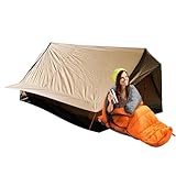 Campingzelt | Zelt Ohne Stangen Leichter Wander Unterschlupf - Wetterfestes Leichtgewicht Zelt Für Rucksacktouren Überlebensabenteuer Outdoor