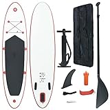 Home Hardware Businese Stand Up Paddle Board Set SUP Surfboard aufblasbar rot und weiß