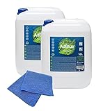 baytronic 2X AGROLA AdBlue inkl. Füllschlauch 10 L + Microfasertuch blau