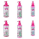 Balea Kids Happy Berry Haarpflege-Set, 2xShampoo, 2xSpülung und 2xLeichtkämm Spray, Vegan,6-teilig