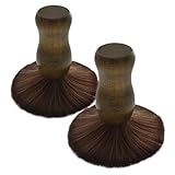 Artibetter 2 Stück Schallplatten-reinigungsbürste, Kleiner Schallplatten-Reiniger Mit Holzgriff, Phonographen-nadelbürste Für Antistatisches Reinigungszubehör