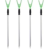 MoLife Rutenhalter Rutenständer Angelzubehör Angelrutenständer Set (4er Set)