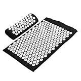Akupressurmatte, Massage-Akupressur-Matte mit Kopfkissen, Akupressurmatte mit Kissen Nagelmatte Blumenfeldmatte Nadelmatte, Akupressur Set - ACUMAT
