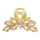 AAGAZA Flower Series Medium Grab Clip Haarnadel Damen Rückenkopf Retro Haargummi Kopfschmuck /1609