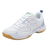 Badmintonschuhe,Volleyballschuhe,Squashschuhe Badminton Schuhe Herren Damen rutschfest Tischtennis Schuhe Herren Bequeme Atmungsaktiv Sportschuhe FüR Badminton Tischtennis