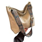 ZwaitL Taschen für Damen, modische Umhängetasche, vielseitige Umhängetasche, Vintage-Tasche für Damen und Mädchen, große Kapazität, trendige Taschen, weiß