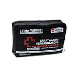 LEINA-WERKE REF 11009 Leina Kfz-Verbandtasche Compact, Inhalt DIN 13164, blau