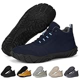 RUYI Barfußschuhe Herren Barfuss Schuhe Damen mit Breite Zehenbox und Zero-Drop Solhe Leicht Weich Fitnessschuhe Atmungsaktiv rutschfest Trekking-Wanderschuhe Walkingschuhe