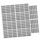 COMNESTBI 150 Stück Beschichtete Rubbelaufkleber Etiketten Rubbelkarten Rubbelaufkleber Etiketten Rubbeletiketten Rechteckige Aufkleber Rechteckige Rubbelaufkleber Etiketten