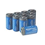 Amazon Basics CR123A Lithium-Batterien, 3 V, 10 Jahre lagerfähig, 10 Stück