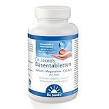 Dr. Jacob’s Basentabletten, 250 Tabletten I wenig Natrium, reich an Kalium I für Muskeln, Blutdruck¹ und Knochen² I Mineralstoffe Kalium, Calcium, Magnesium, Vitamine C und D I 31 Portionen