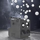 RSQQL 1500-W-Nebel- und Seifenblasenmaschine mit 24 LED-Leuchten, 3-in-1-DMX512-Bühneneffektmaschine, Seifenblasen-Nebelmaschine for Halloween, Geburtstage, Weihnachtspartys drinnen und draußen