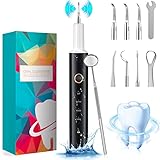 Zahnreinigung Set,HOTOIQ Zahnreinigungsset Fleckenentfernung für Pflege von Zahn Zu Hause,Es gibt 4 einstellbare Modi und 3 austauschbare Reinigungsköpfe