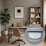 NaturWohnen Innenwandfarbe - Hochwertige Innenfarbe für ein gesundes Raumgefühl - 2,5 L (Grau mit Beton)