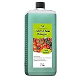 Konfitee Tomaten Dünger Flora Boost 1000ml I Für bis zu 200L Gießwasser I Dünger für Tomaten- & Gemüsepflanzen I Flüssiger Blatt- & Wurzeldünger I 100% natürlicher Pflanzendünger