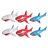 Parliky 6 Stück Teiliges Aufblasbares Fischform Wasserspielzeug aus PVC Sicher Langlebig Vielseitig als Geburtstags Partydekoration Fördert Hand Auge koordination und Spielerisches Lernen