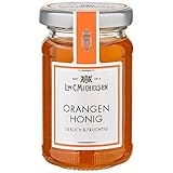 L.W.C. Michelsen - Orangenblüten-Honig -Mini- (125g) | fruchtig & lieblich | natürlich, ohne Zusätze | hochwertiger Honig mit Orangen-Note | Pure Natürlichkeit in einem Glas