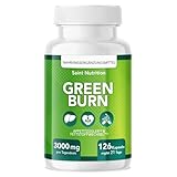 GREEN BURN® Appetitzügler Kapseln – Abnehmen & Stoffwechsel - Extrem Hochdosiert mit Glucomannan, Cholin, Vitamin B1 + B6 – Nahrungsergänzung für Frauen & Männer – schnell & stark